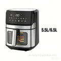 Smart Visible Air Fryer (5,5 l–6,5 l, Edelstahl, digital, ölfrei, Englisch/Spanisch)